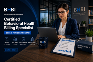 Certified Behavioral Health Billing Specialist Program- COMING SOON