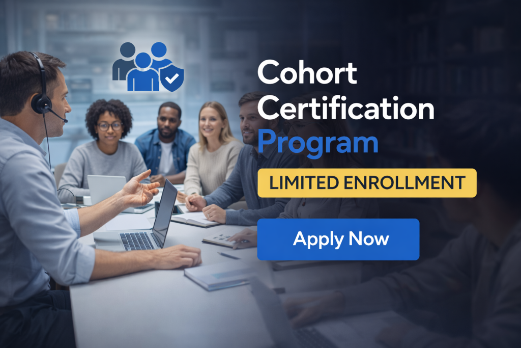 Cohort Certification Program LIMITED ENROLLMENT – BHBInstitute.com